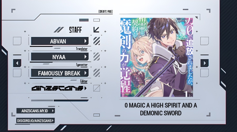 0 Magic, a High Spirit, and a Demonic Sword Chapter 02 Gambar 1