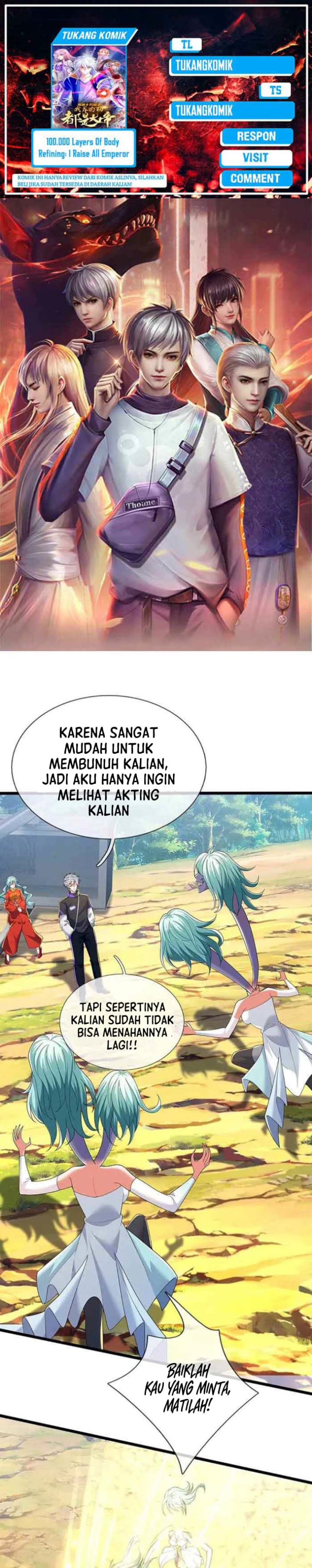 100.000 Layers Of Body Refining: I Raise All Emperor Chapter 363 Gambar 1
