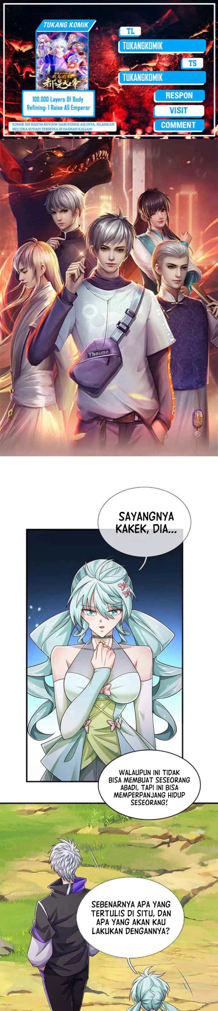 100.000 Layers Of Body Refining: I Raise All Emperor Chapter 366 Gambar 1