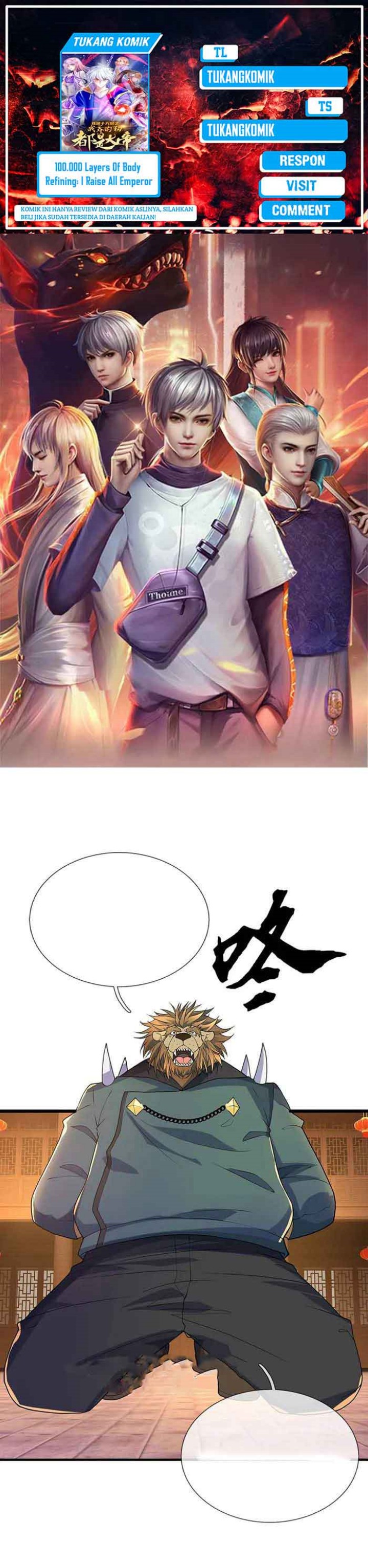 100.000 Layers Of Body Refining: I Raise All Emperor Chapter 372 Gambar 1