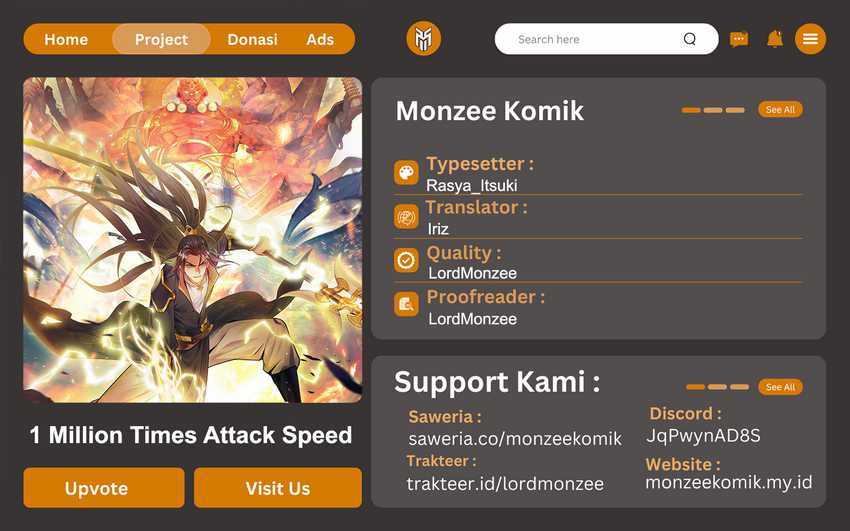 1 Million Times Attack Speed Chapter 31 Gambar 1
