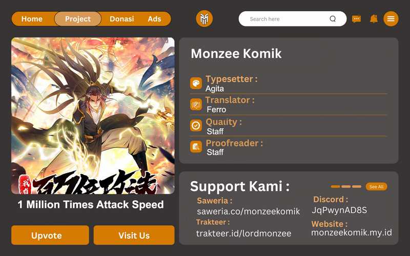 1 Million Times Attack Speed Chapter 97 Gambar 1
