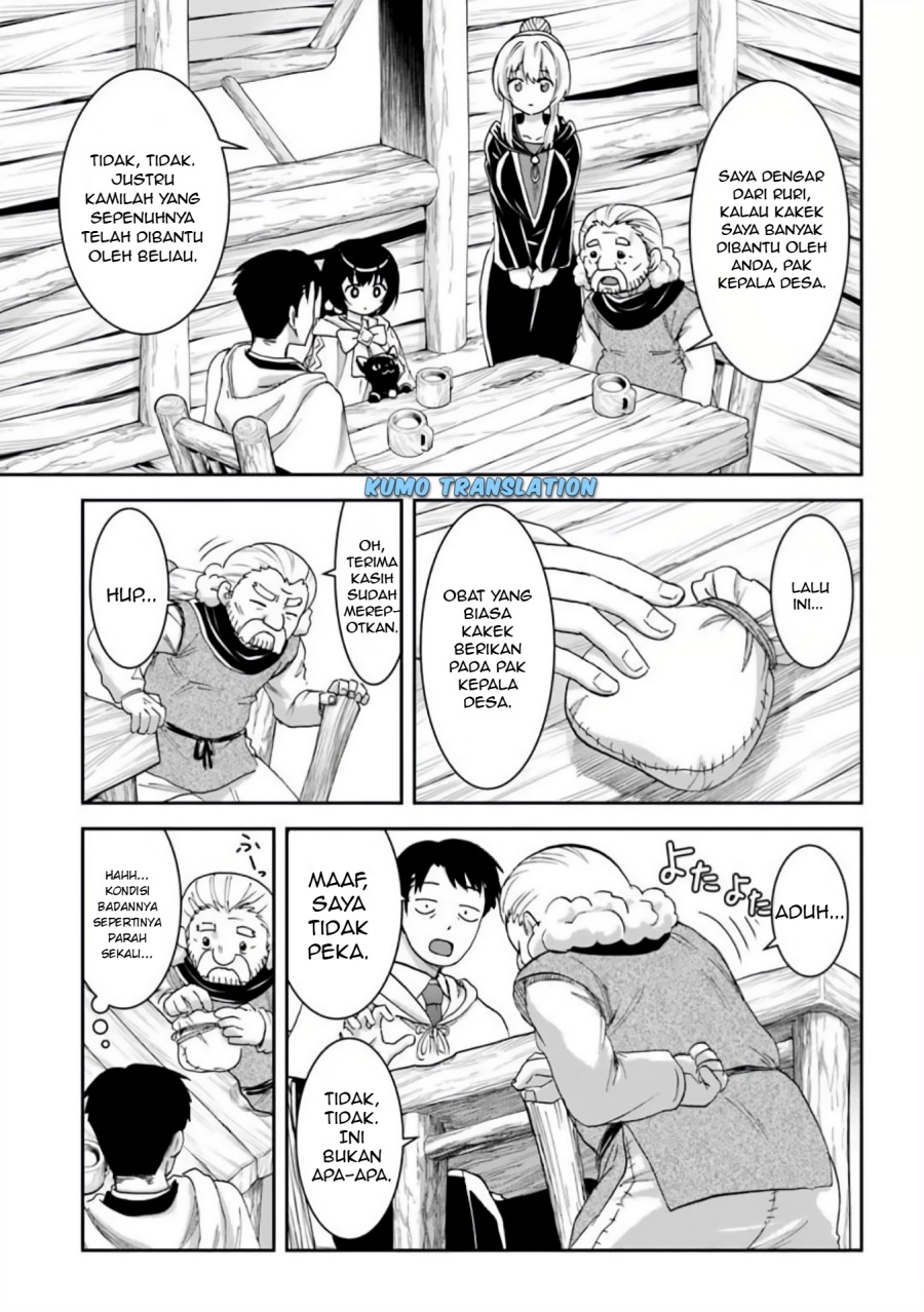 35-sai dokushin Yamada, isekai mura ni risou no sekando hausu o tsukuritai 〜 isekai to genjitsu no ii tokodori raifu 〜 Chapter 02.2 Gambar 12