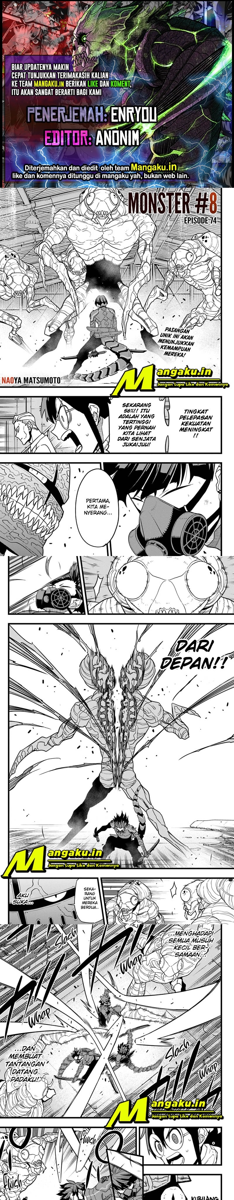 8Kaijuu Chapter 74 Gambar 1