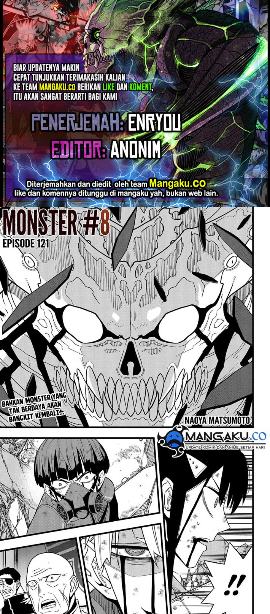 8Kaijuu Chapter 121 fix Gambar 1