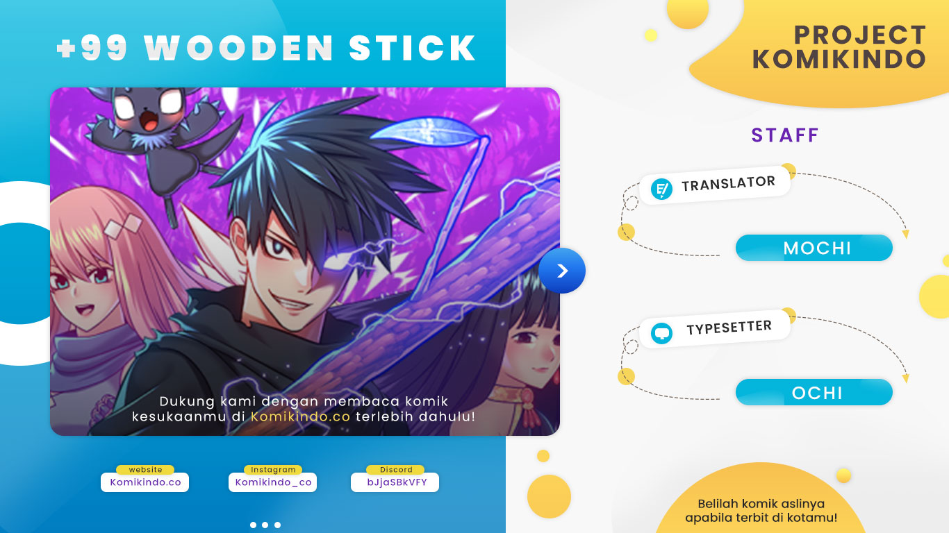 +99 Wooden Stick Chapter 08 Gambar 1