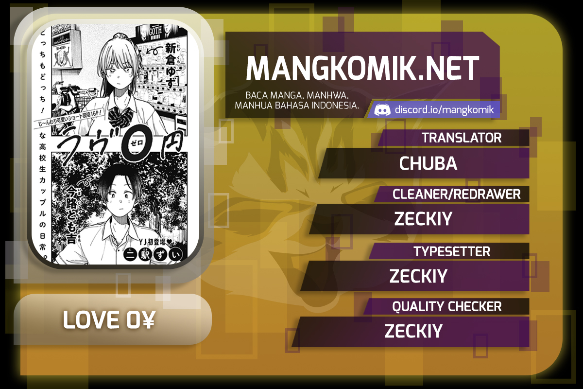 Love Zero Yen Chapter 00 Gambar 1