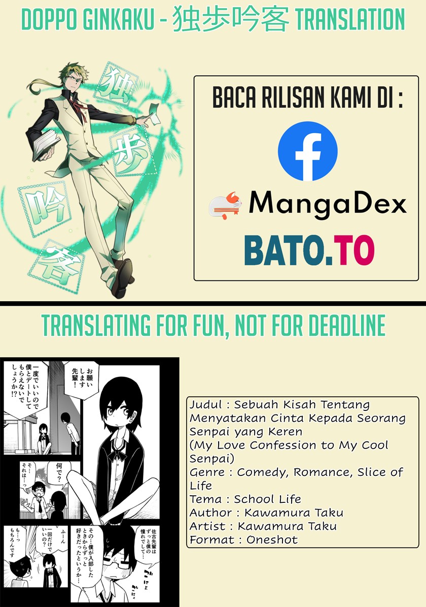 My Love Confession to My Cool Senpai Chapter 00 Fix Gambar 1
