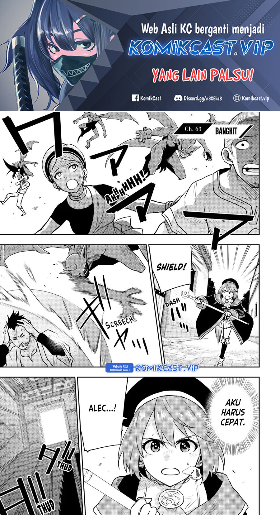 A Court Magician, Who Was Focused On Supportive Magic Because His Allies Were Too Weak, Aims To Become The Strongest After Being Banished Chapter 63 Gambar 2