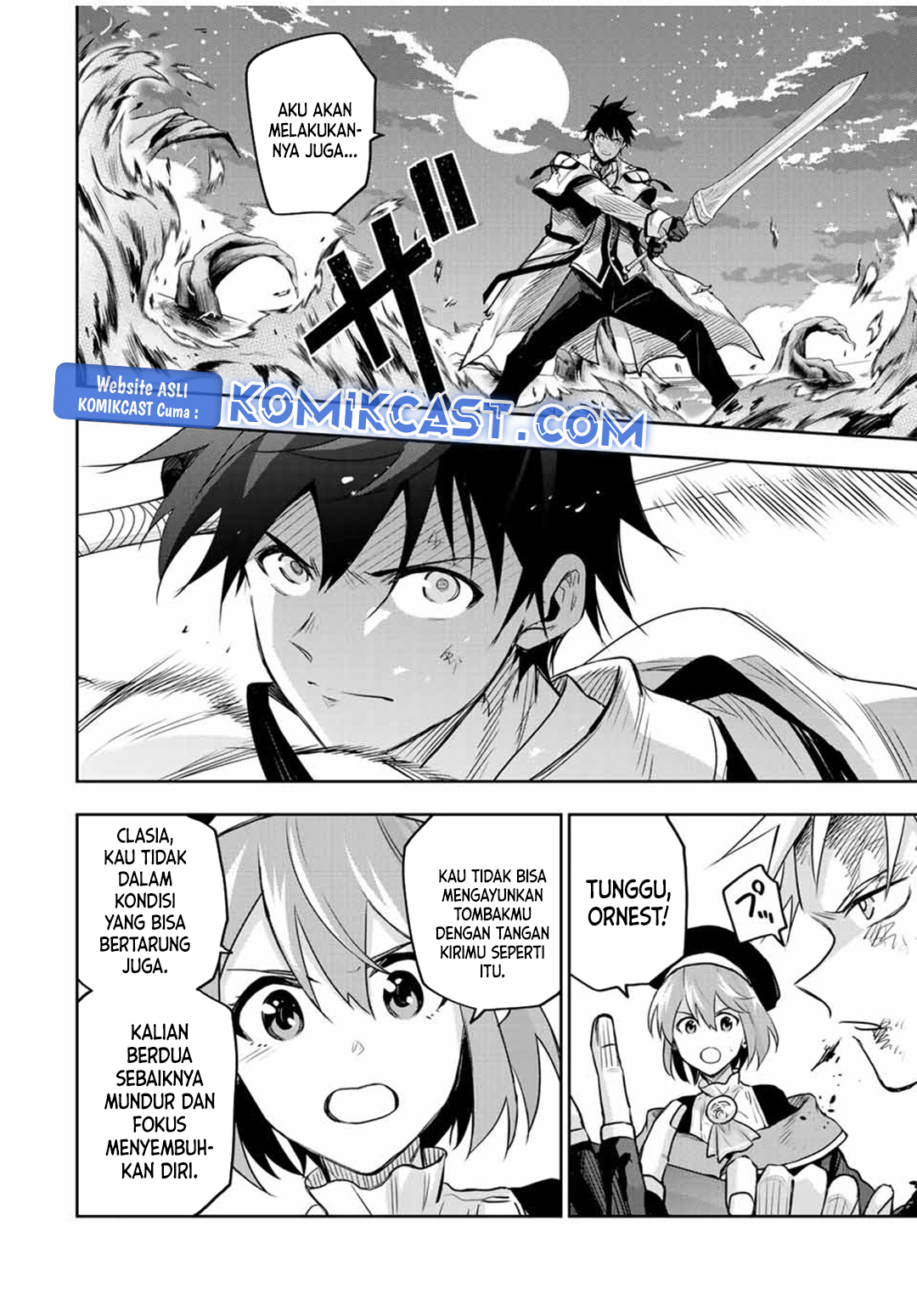 A Court Magician, Who Was Focused On Supportive Magic Because His Allies Were Too Weak, Aims To Become The Strongest After Being Banished Chapter 137 Gambar 17