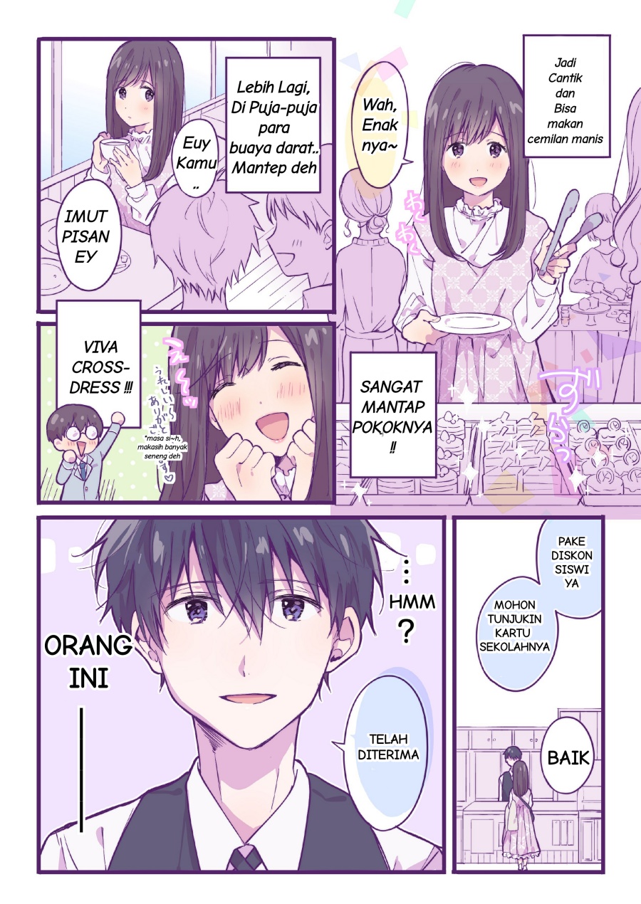 A First-Year High School Boy Whose Hobby Is Cross-Dressing Chapter 01 Gambar 3