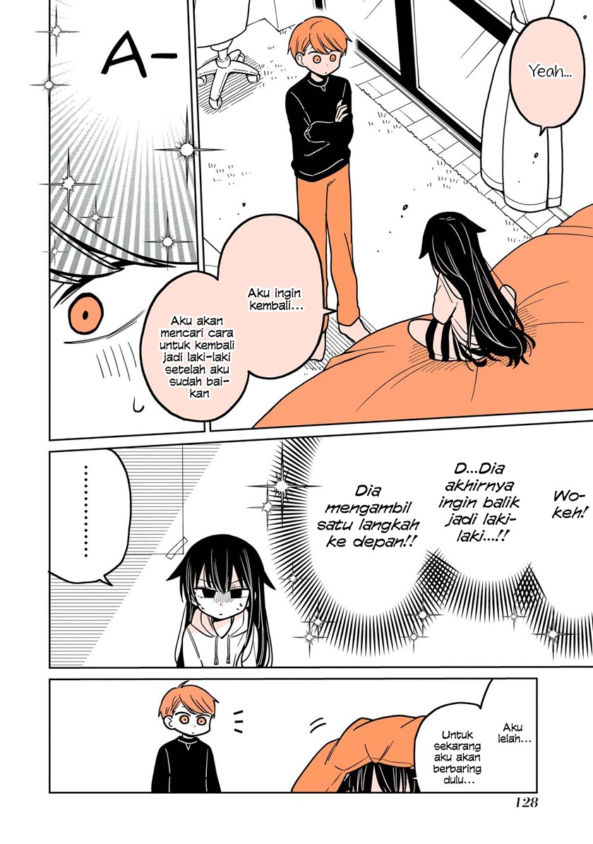 A Lazy Guy Woke Up As A Girl One Morning Chapter 08.1 Gambar 11