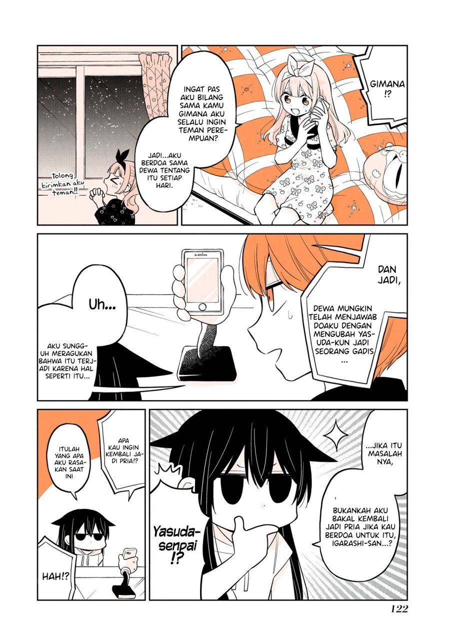 A Lazy Guy Woke Up As A Girl One Morning Chapter 15.1 Gambar 9