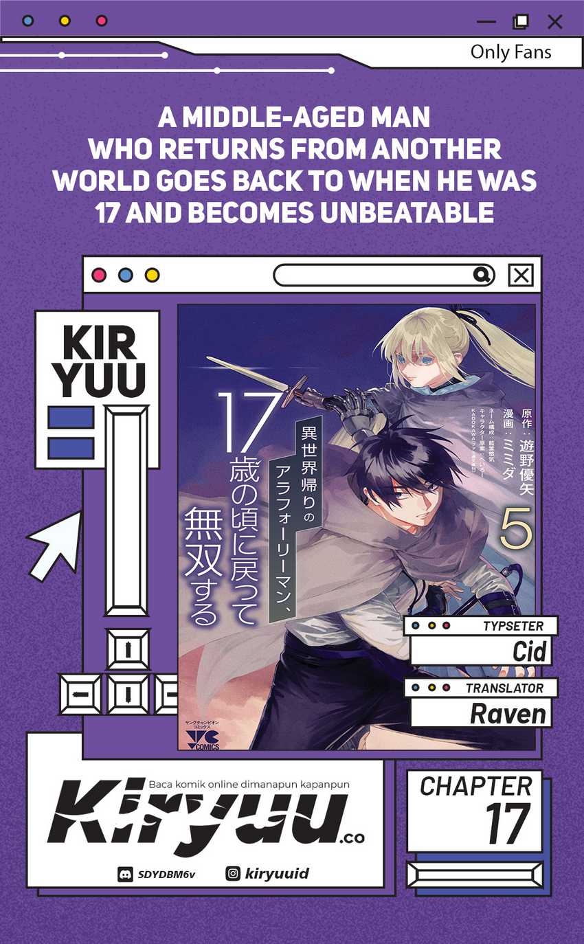 A Middle-Aged Man Who Returns From Another World Goes Back to When He Was 17 and Becomes Unbeatable Chapter 17 Gambar 1