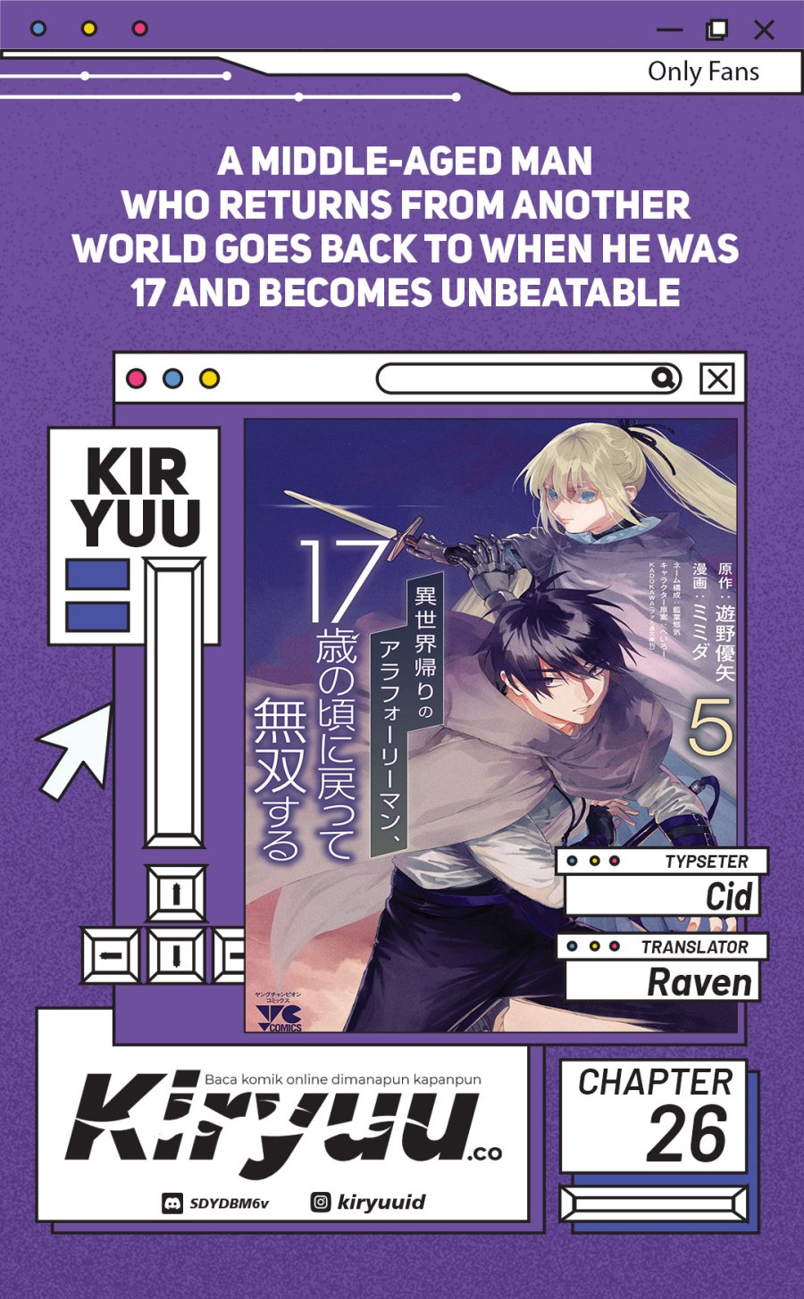 A Middle-Aged Man Who Returns From Another World Goes Back to When He Was 17 and Becomes Unbeatable Chapter 26 Gambar 1
