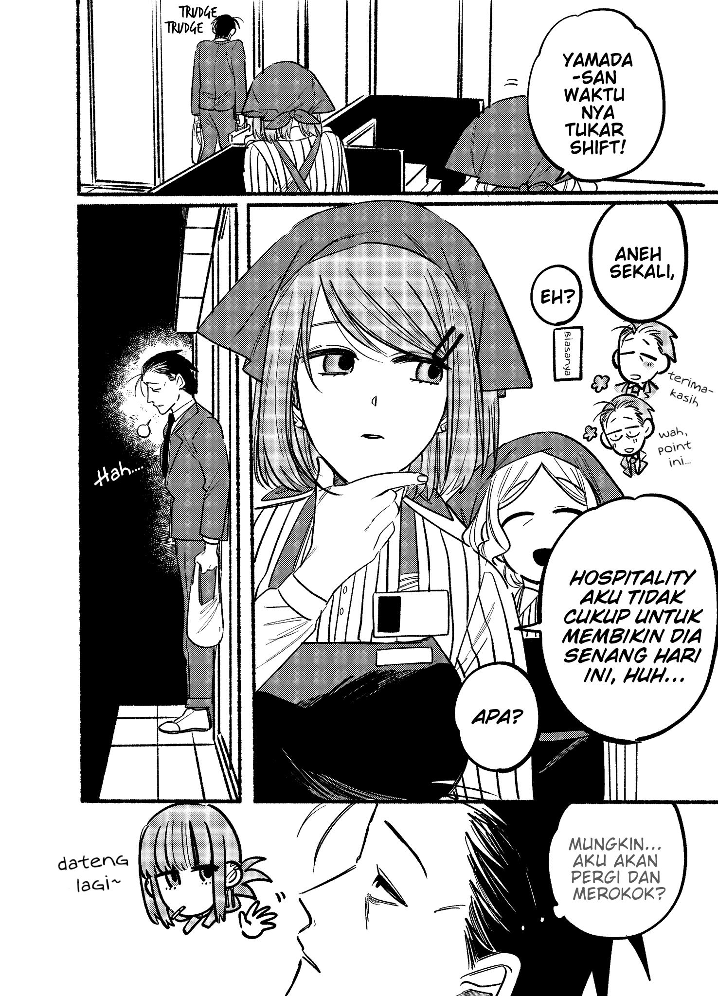 A Story About Smoking at the Back of the (Supermarket Super no Ura de Yani Suu Futari) Chapter 03 Gambar 4
