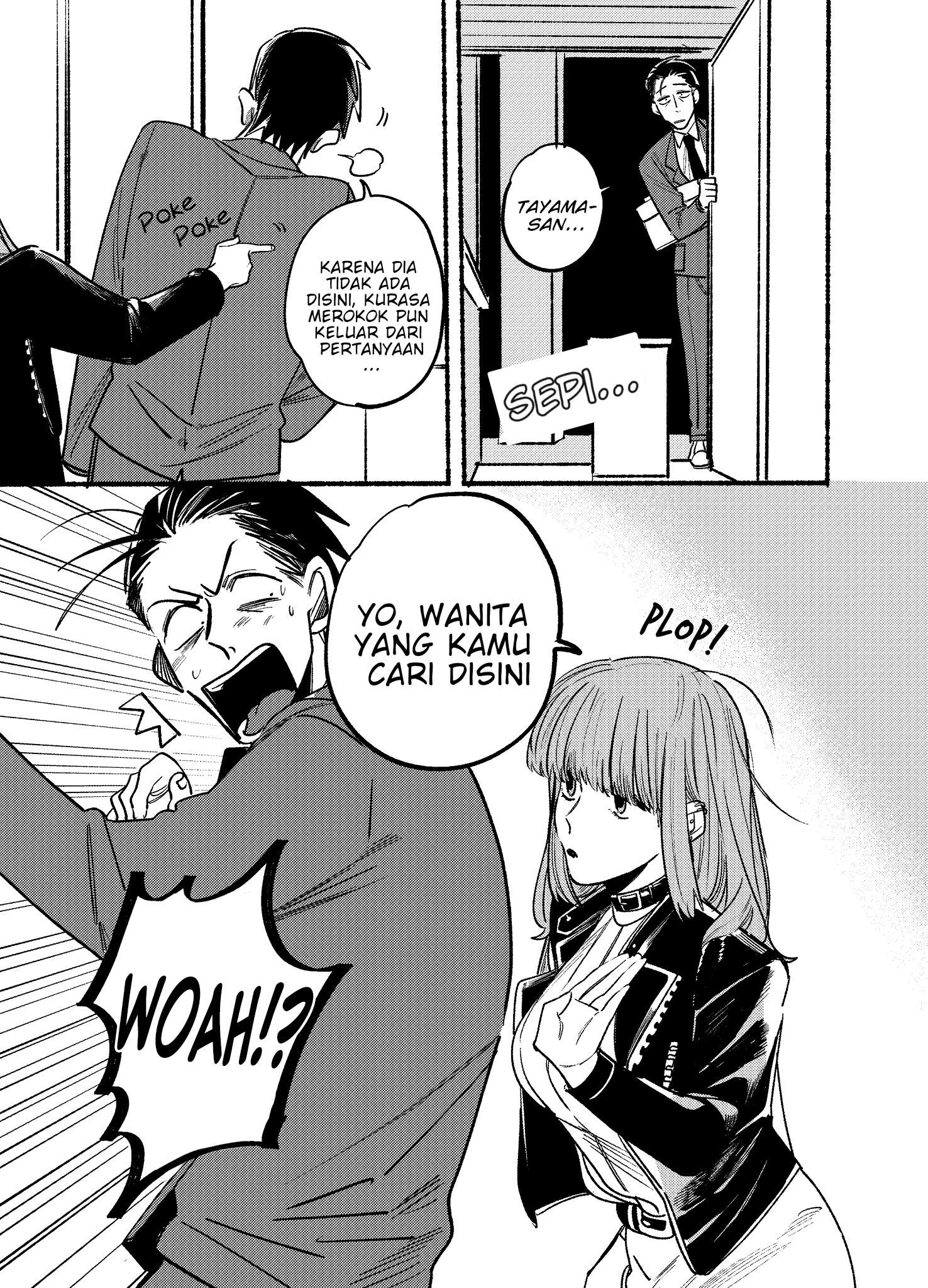 A Story About Smoking at the Back of the (Supermarket Super no Ura de Yani Suu Futari) Chapter 03 Gambar 5
