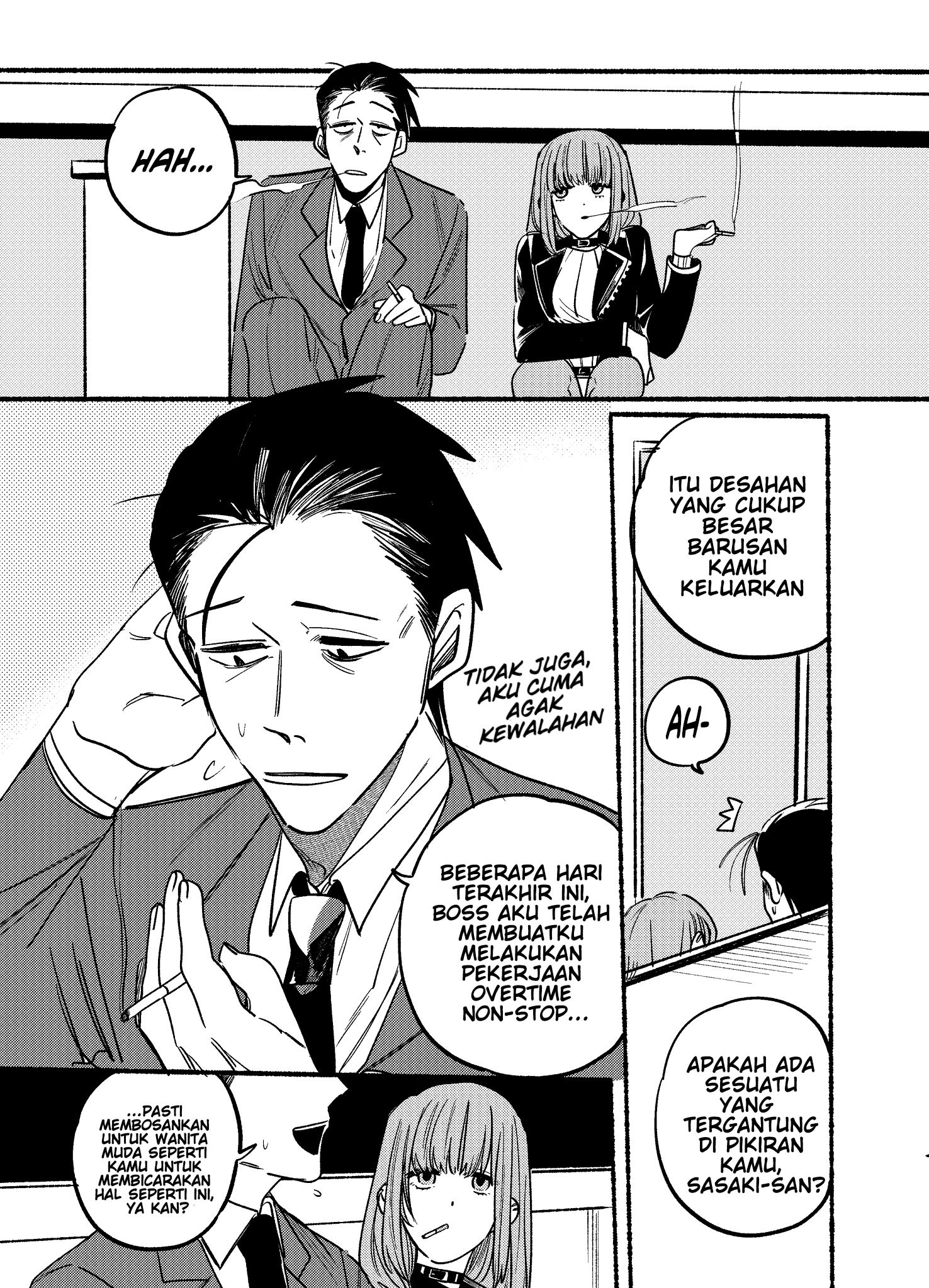A Story About Smoking at the Back of the (Supermarket Super no Ura de Yani Suu Futari) Chapter 03 Gambar 7