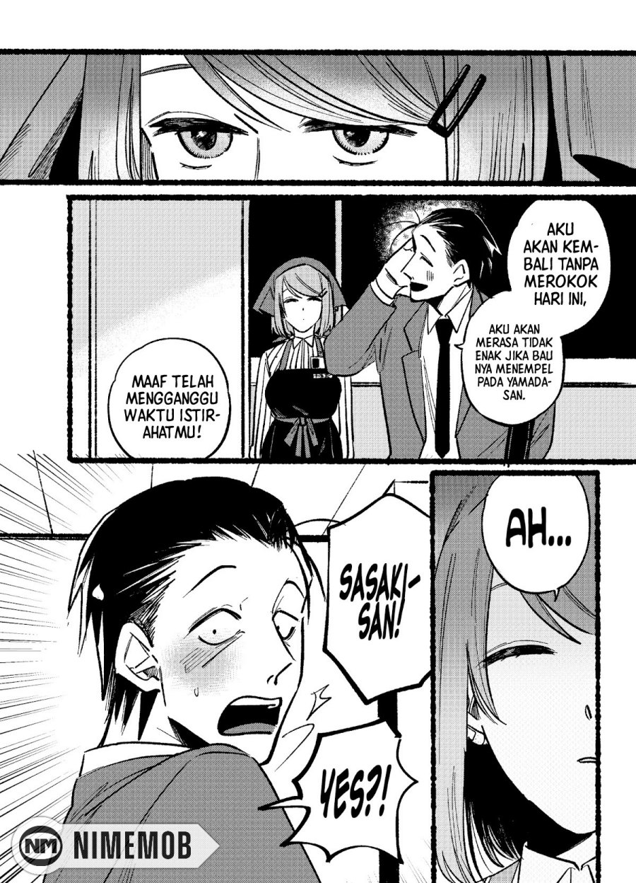 A Story About Smoking at the Back of the (Supermarket Super no Ura de Yani Suu Futari) Chapter 05 Gambar 9