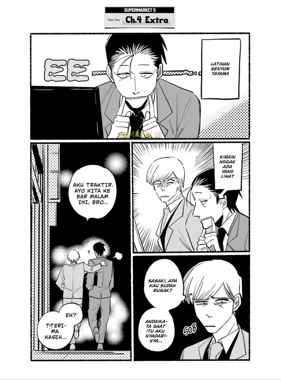 A Story About Smoking at the Back of the (Supermarket Super no Ura de Yani Suu Futari) Chapter 16.6 Gambar 5