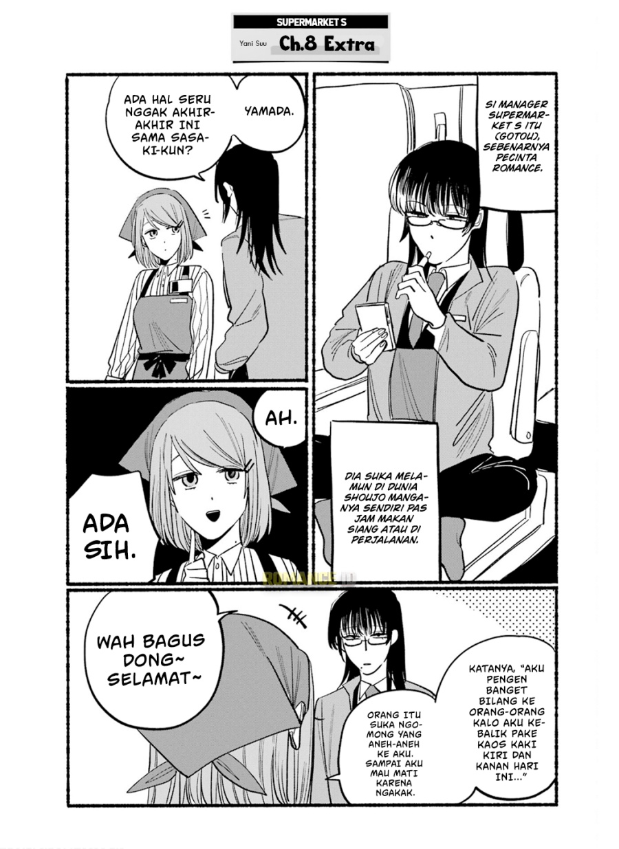 A Story About Smoking at the Back of the (Supermarket Super no Ura de Yani Suu Futari) Chapter 16.6 Gambar 9