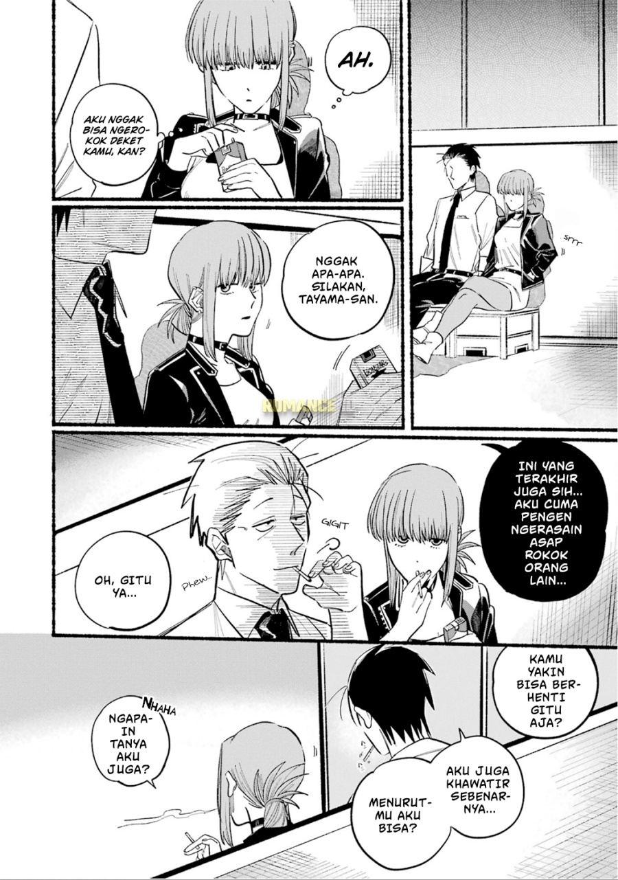A Story About Smoking at the Back of the (Supermarket Super no Ura de Yani Suu Futari) Chapter 16 Gambar 9