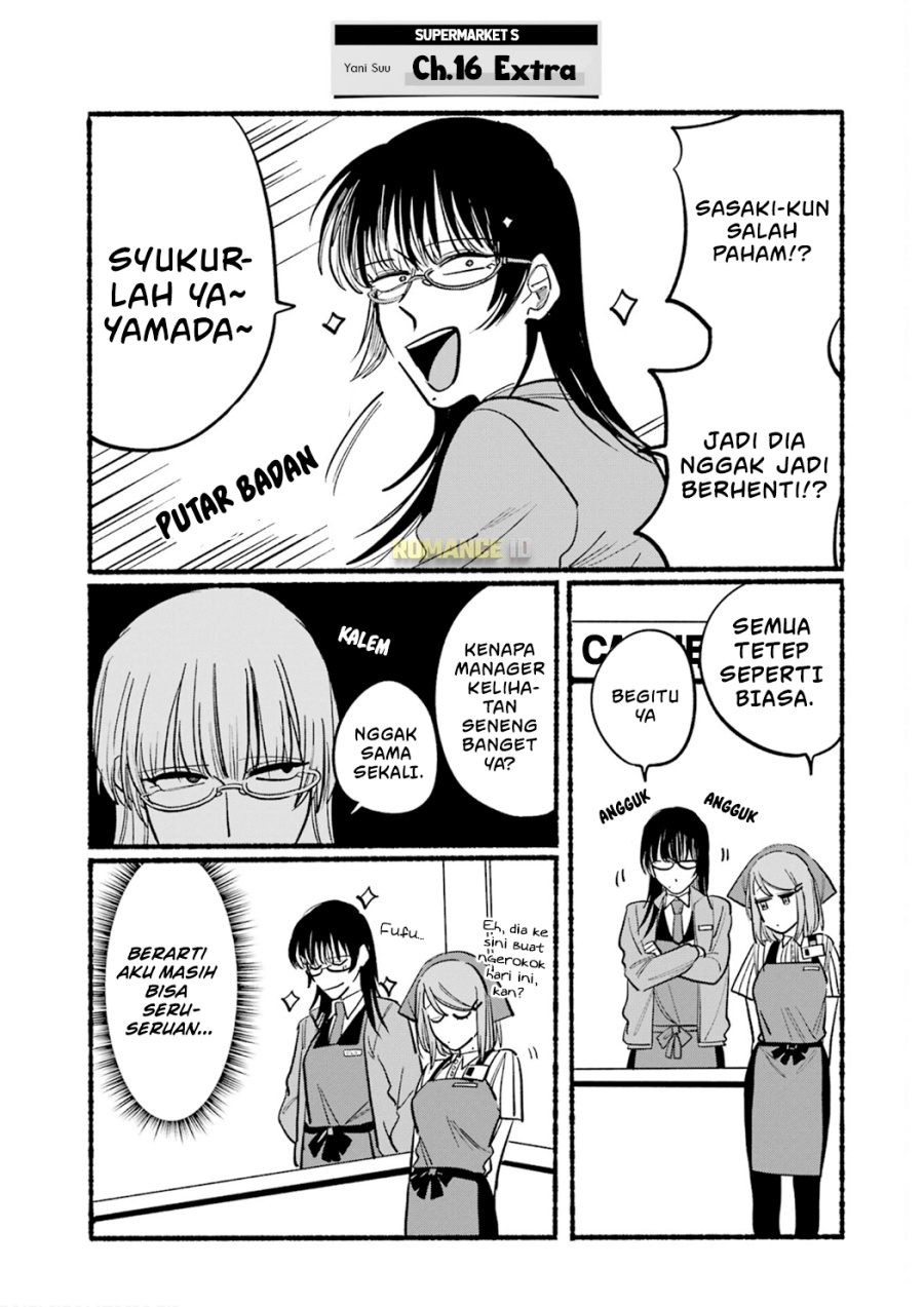 A Story About Smoking at the Back of the (Supermarket Super no Ura de Yani Suu Futari) Chapter 16 Gambar 18