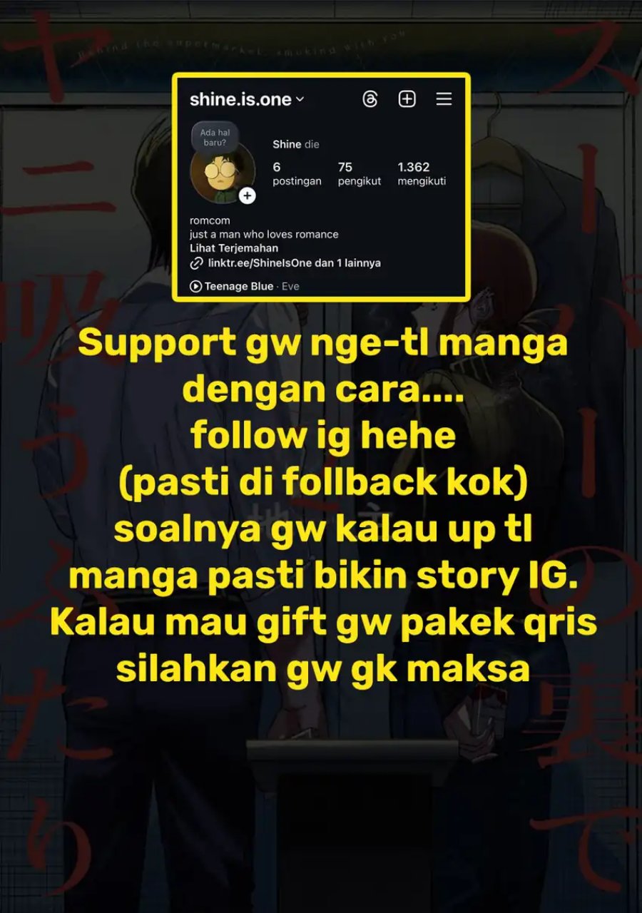 A Story About Smoking at the Back of the Supermarket (Super no Ura de Yani Suu Futari) Chapter 24.1 Gambar 22