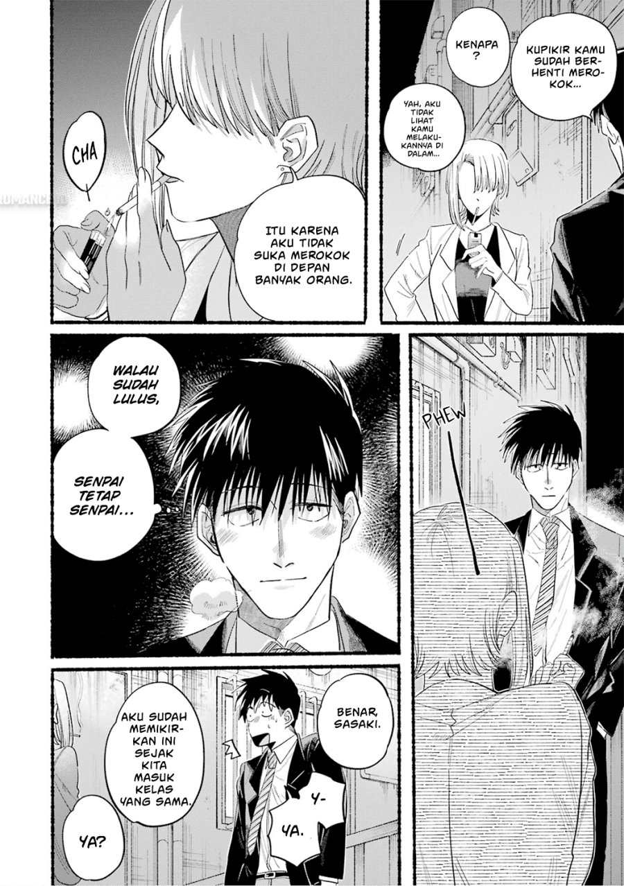 A Story About Smoking at the Back of the Supermarket (Super no Ura de Yani Suu Futari) Chapter 24.6 Gambar 14