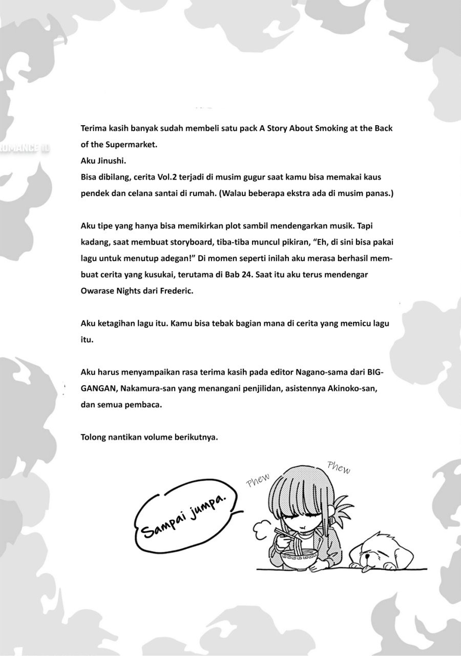A Story About Smoking at the Back of the Supermarket (Super no Ura de Yani Suu Futari) Chapter 24.6 Gambar 24