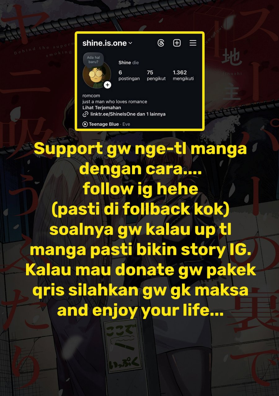 A Story About Smoking at the Back of the Supermarket (Super no Ura de Yani Suu Futari) Chapter 29.5 Gambar 11