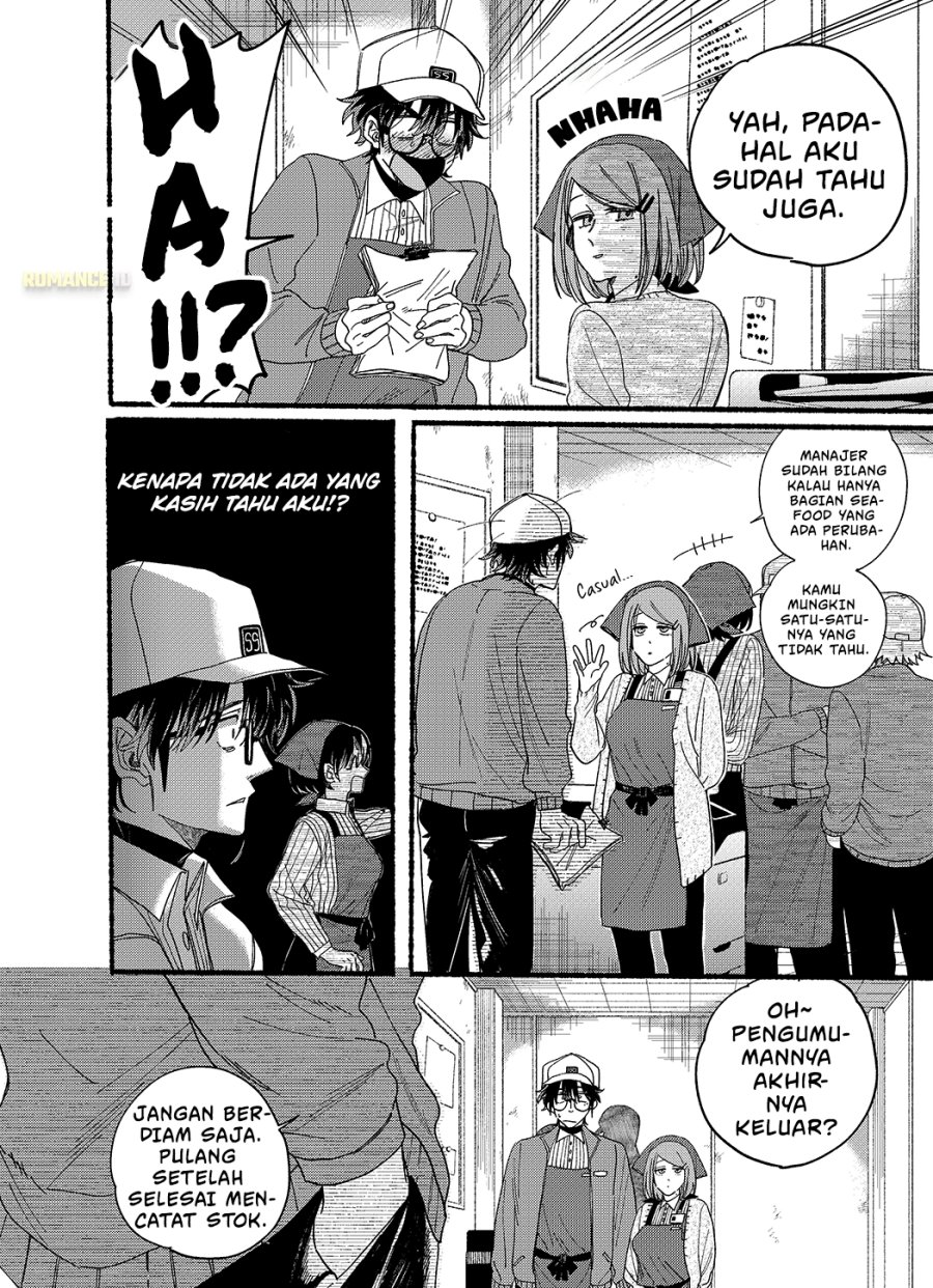 A Story About Smoking at the Back of the Supermarket (Super no Ura de Yani Suu Futari) Chapter 31.5 Gambar 7