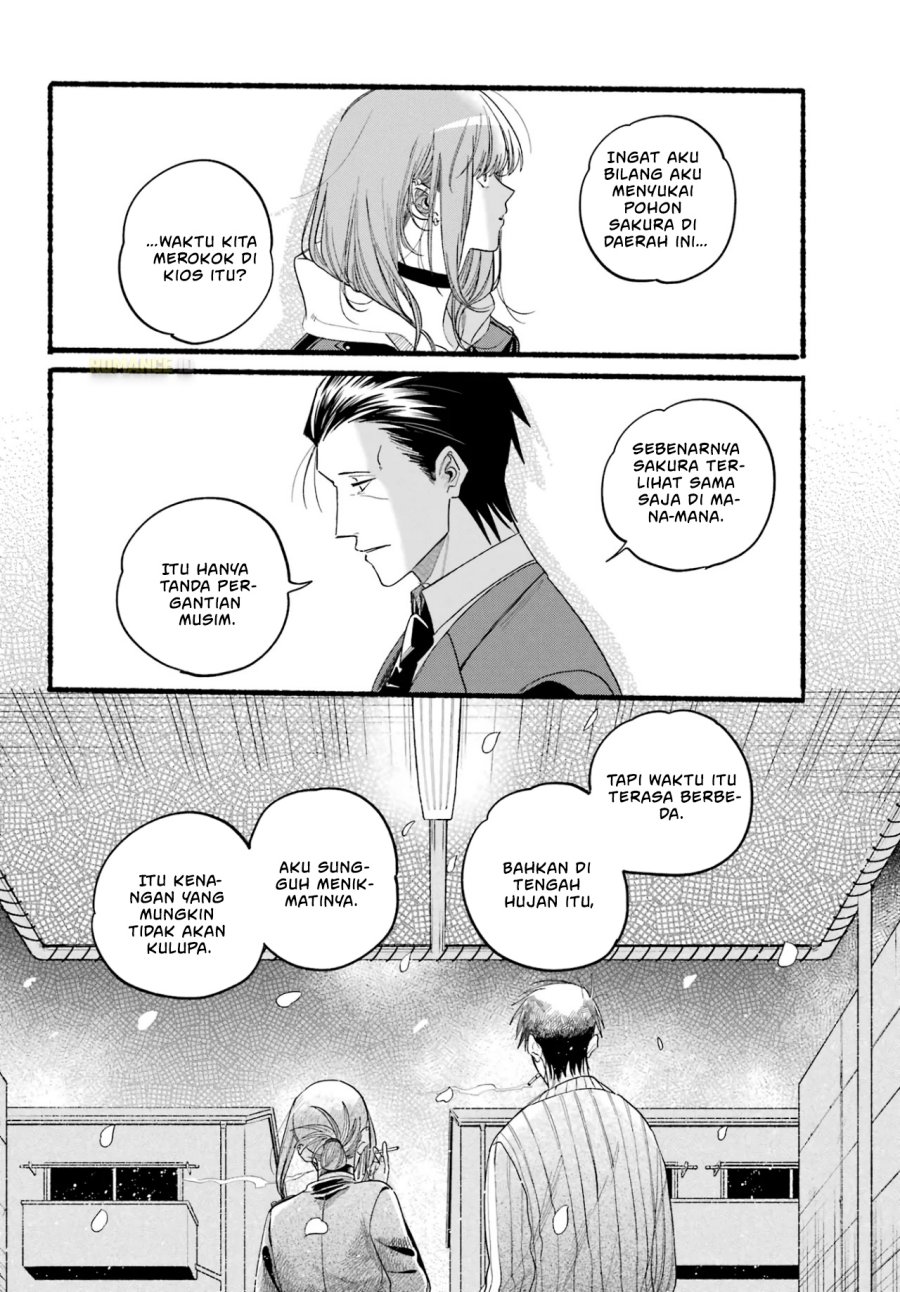 A Story About Smoking at the Back of the Supermarket (Super no Ura de Yani Suu Futari) Chapter 38 Gambar 31