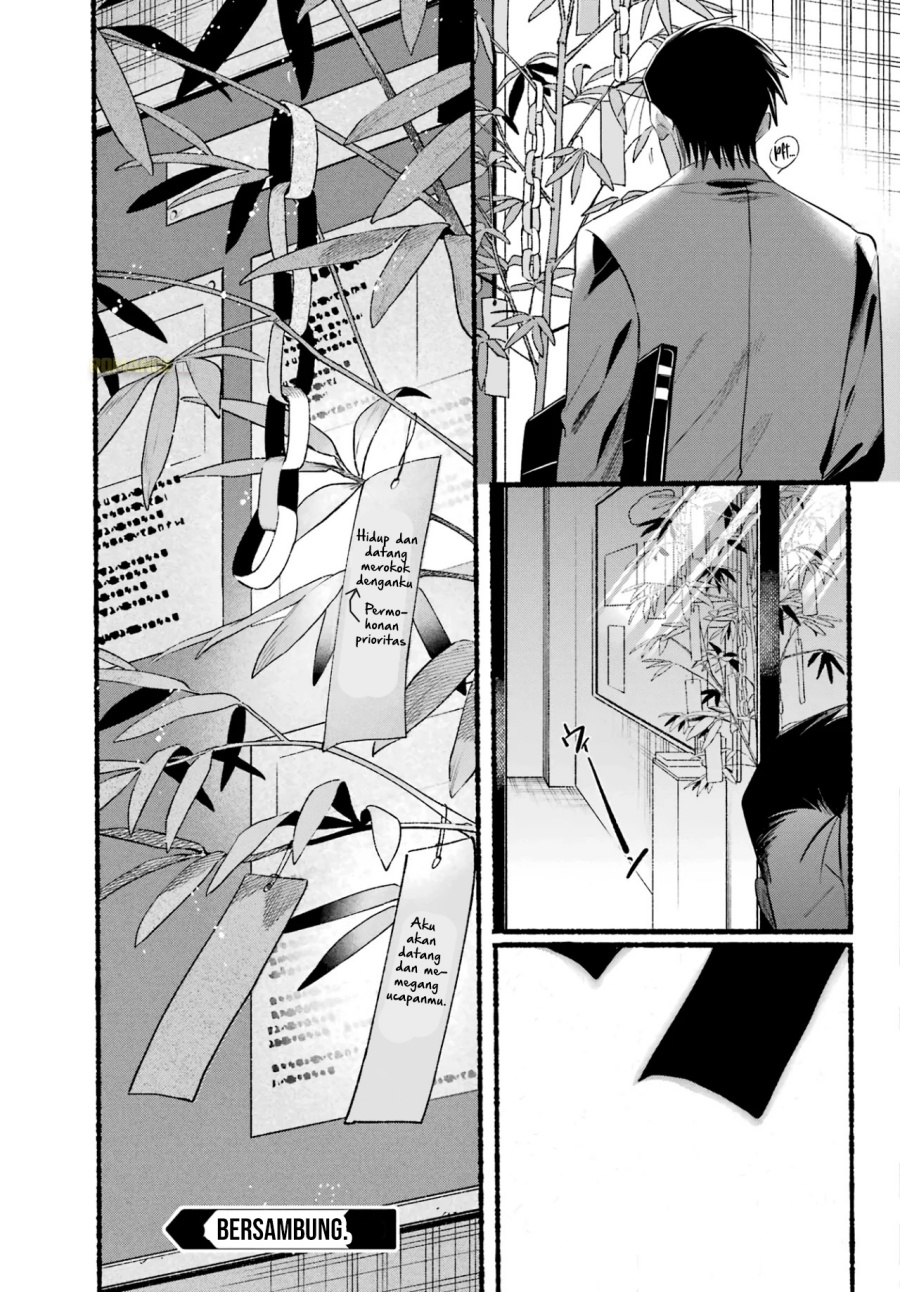A Story About Smoking at the Back of the Supermarket (Super no Ura de Yani Suu Futari) Chapter 40 Gambar 34
