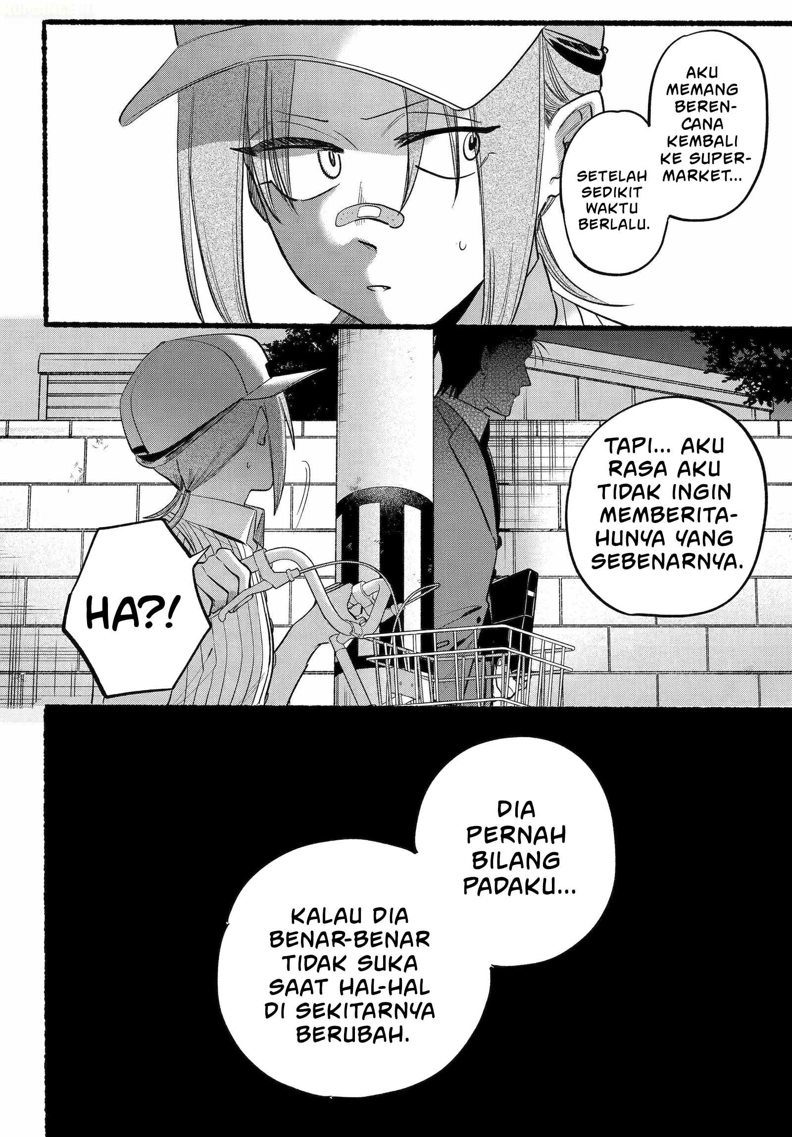 A Story About Smoking at the Back of the Supermarket (Super no Ura de Yani Suu Futari) Chapter 45 Gambar 15