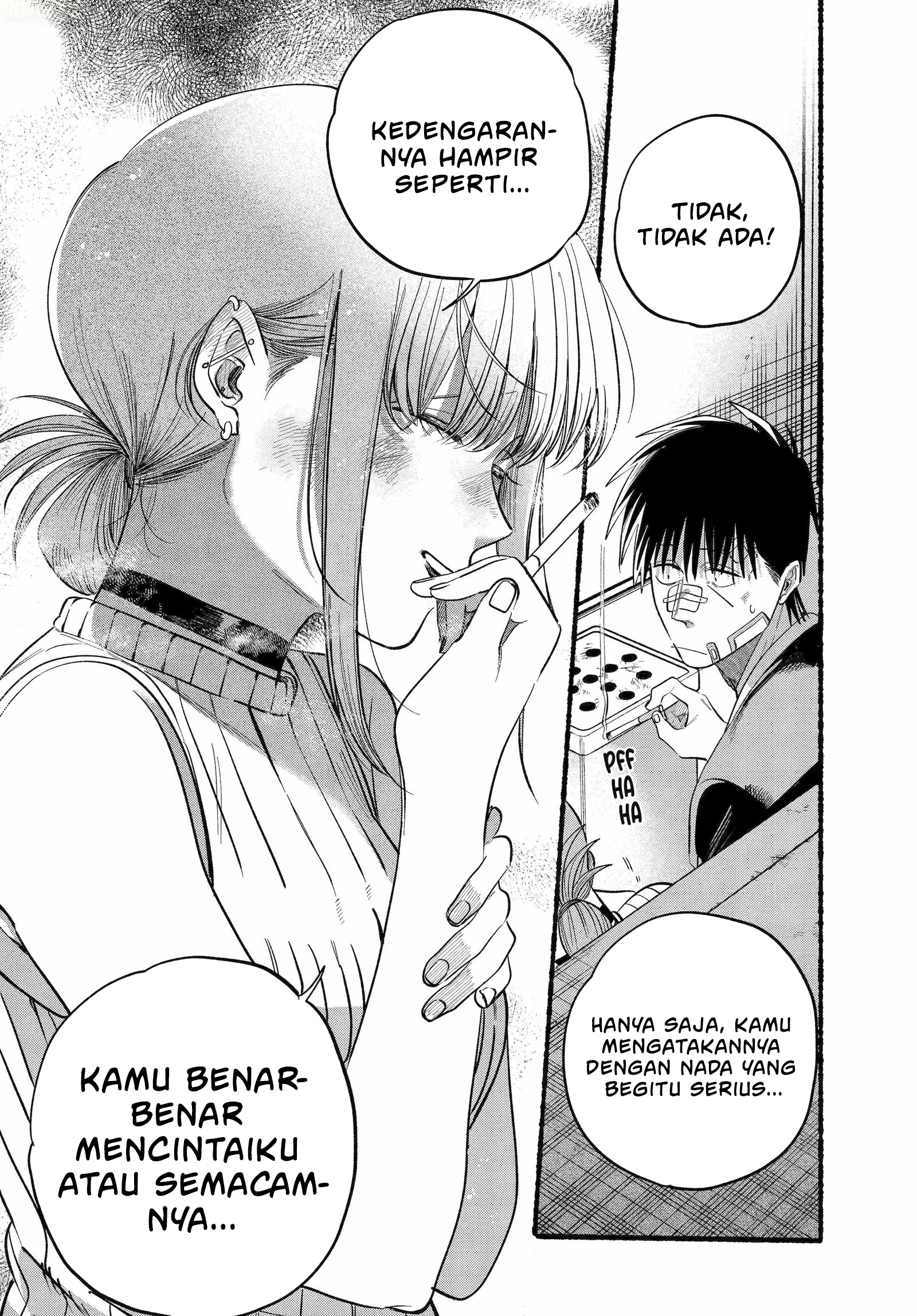 A Story About Smoking at the Back of the Supermarket (Super no Ura de Yani Suu Futari) Chapter 45 Gambar 31