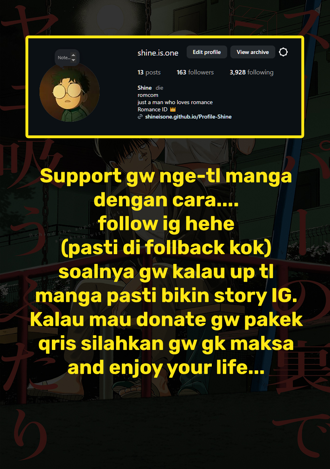 A Story About Smoking at the Back of the Supermarket (Super no Ura de Yani Suu Futari) Chapter 45 Gambar 41