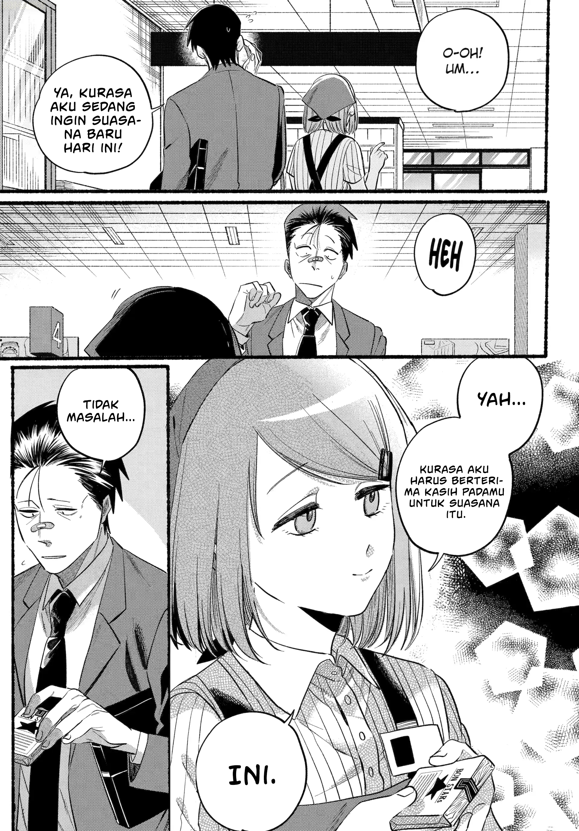 A Story About Smoking at the Back of the Supermarket (Super no Ura de Yani Suu Futari) Chapter 46 Gambar 14