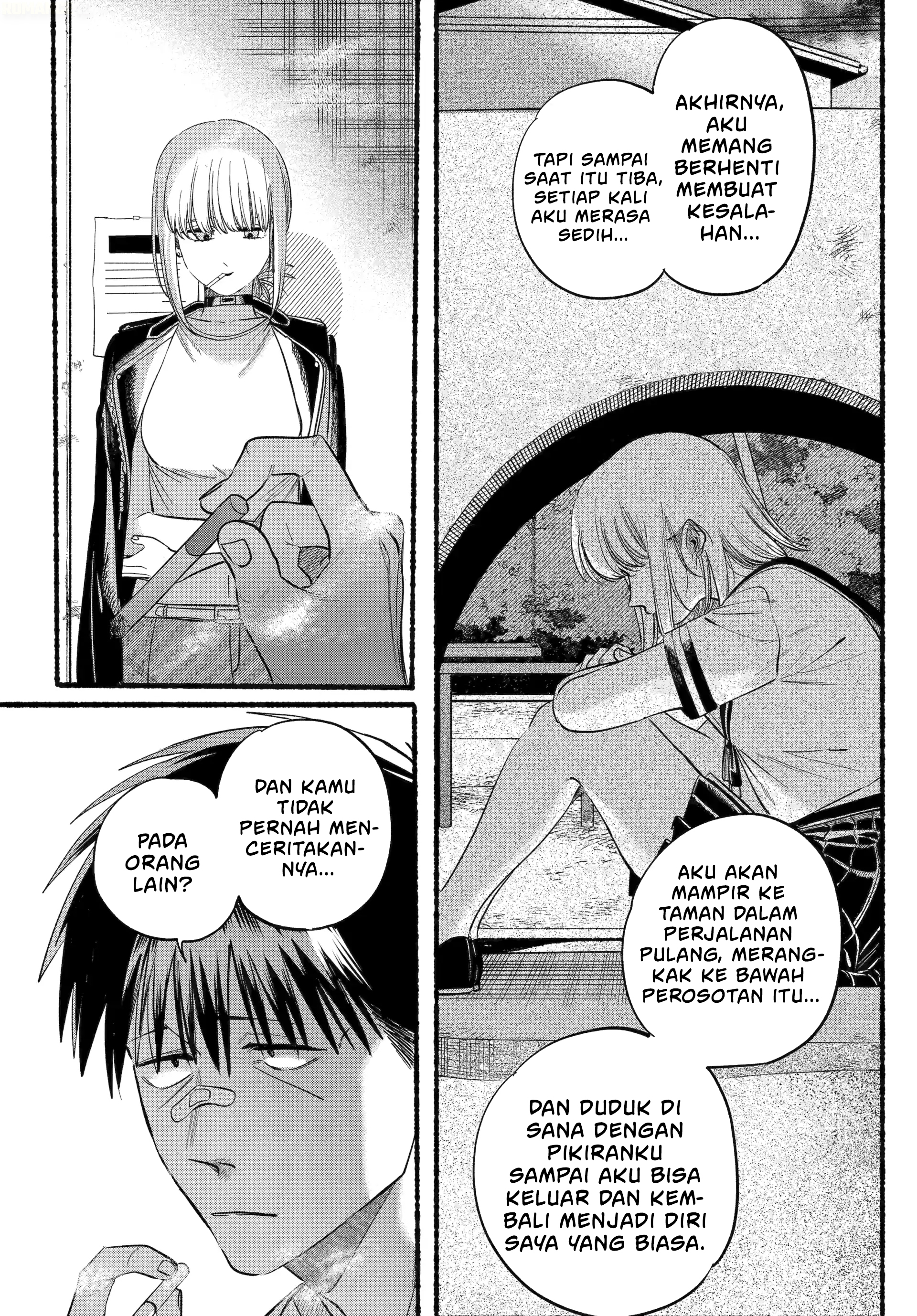 A Story About Smoking at the Back of the Supermarket (Super no Ura de Yani Suu Futari) Chapter 46 Gambar 23