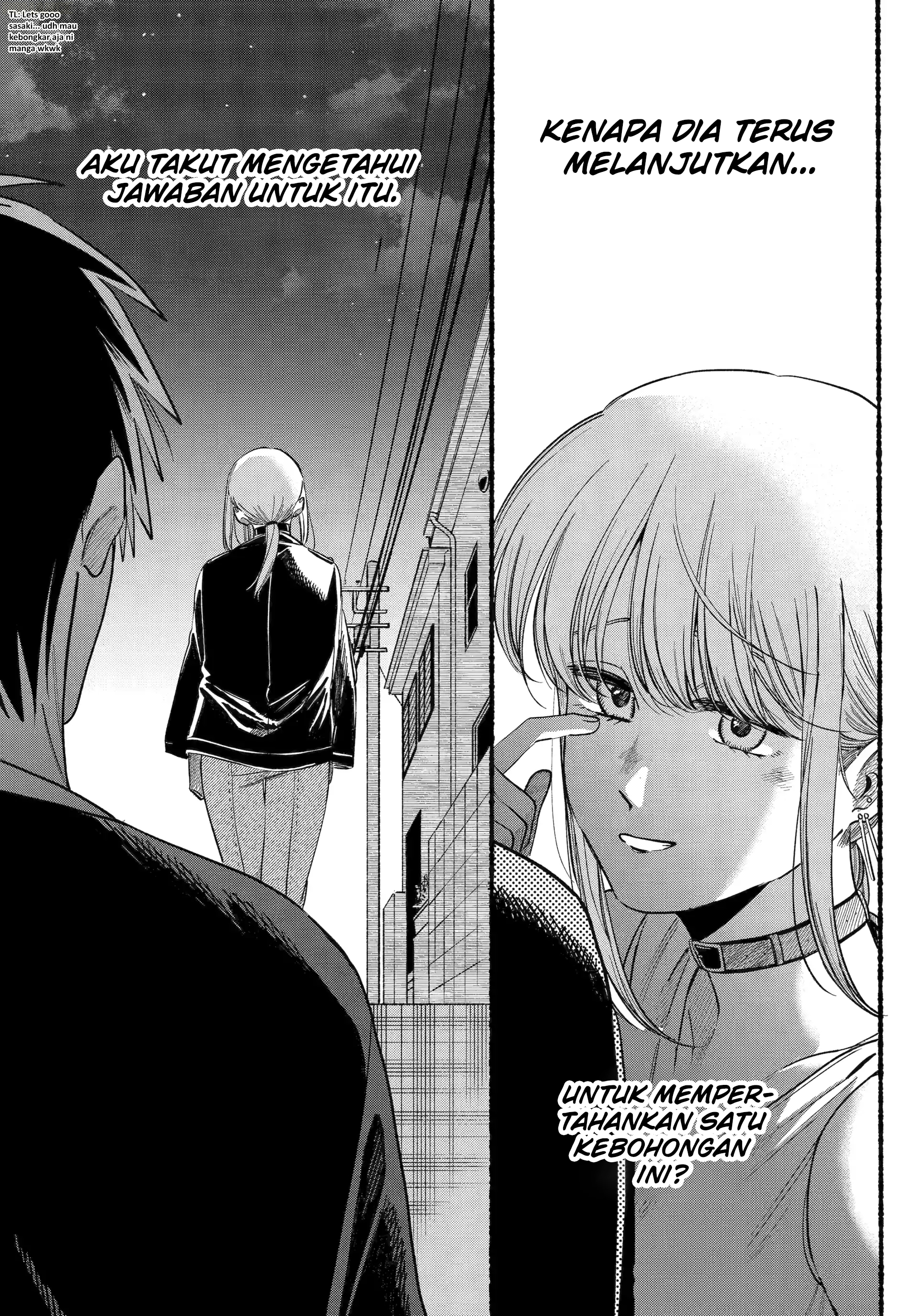 A Story About Smoking at the Back of the Supermarket (Super no Ura de Yani Suu Futari) Chapter 46 Gambar 37