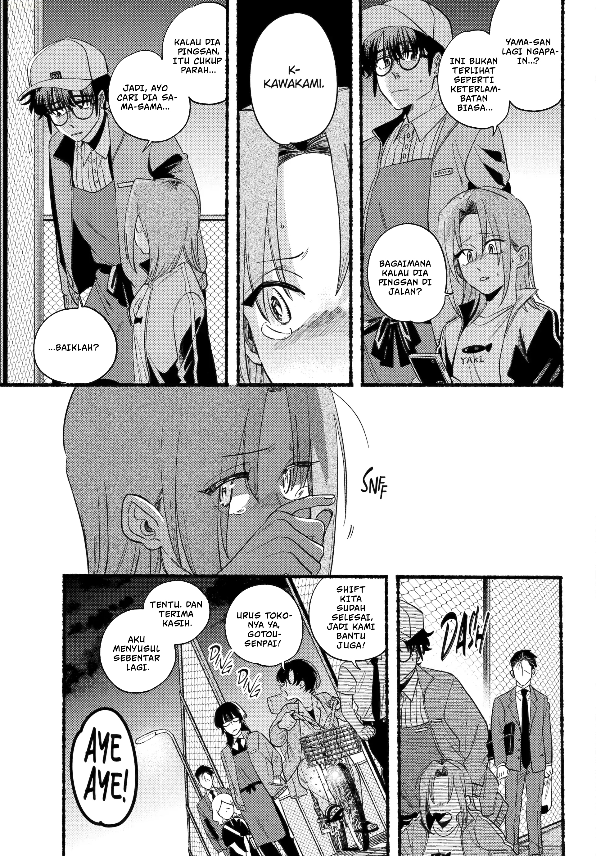 A Story About Smoking at the Back of the Supermarket (Super no Ura de Yani Suu Futari) Chapter 48 Gambar 4
