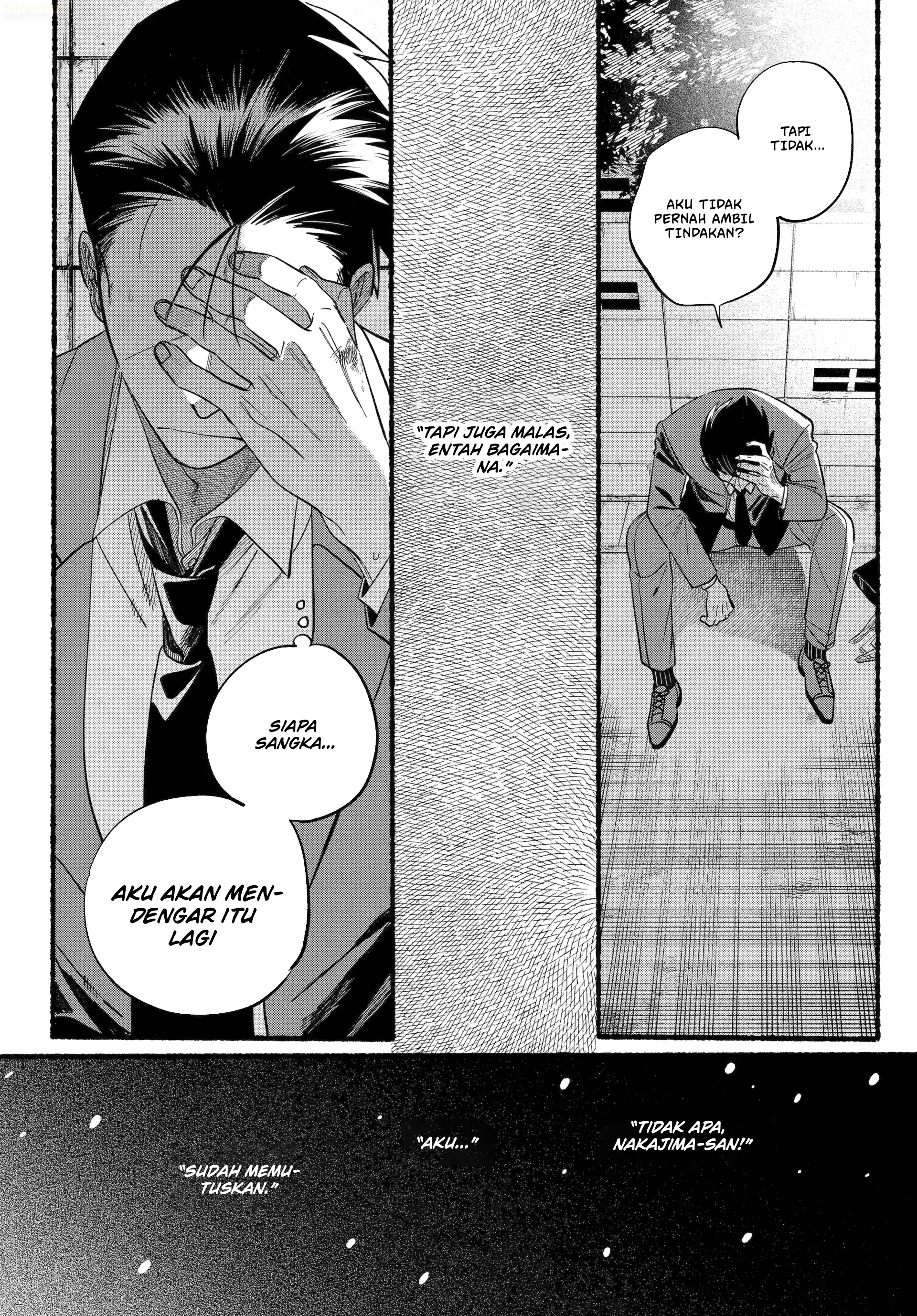 A Story About Smoking at the Back of the Supermarket (Super no Ura de Yani Suu Futari) Chapter 48 Gambar 17