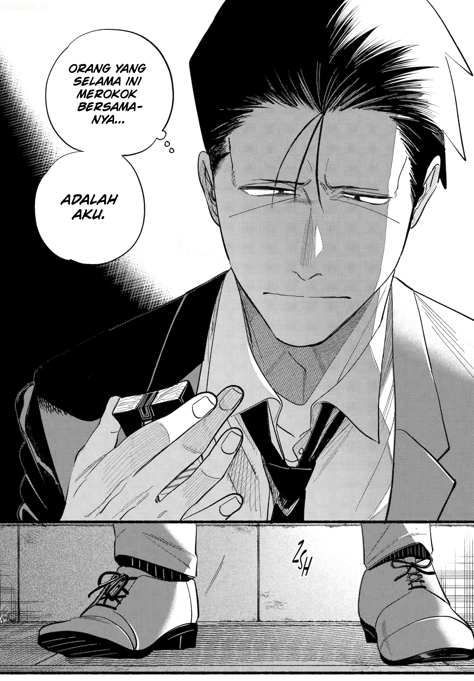 A Story About Smoking at the Back of the Supermarket (Super no Ura de Yani Suu Futari) Chapter 48 Gambar 25