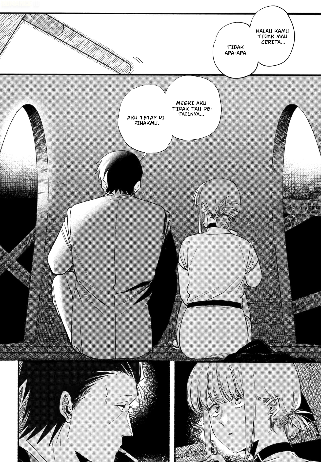 A Story About Smoking at the Back of the Supermarket (Super no Ura de Yani Suu Futari) Chapter 49 Gambar 11