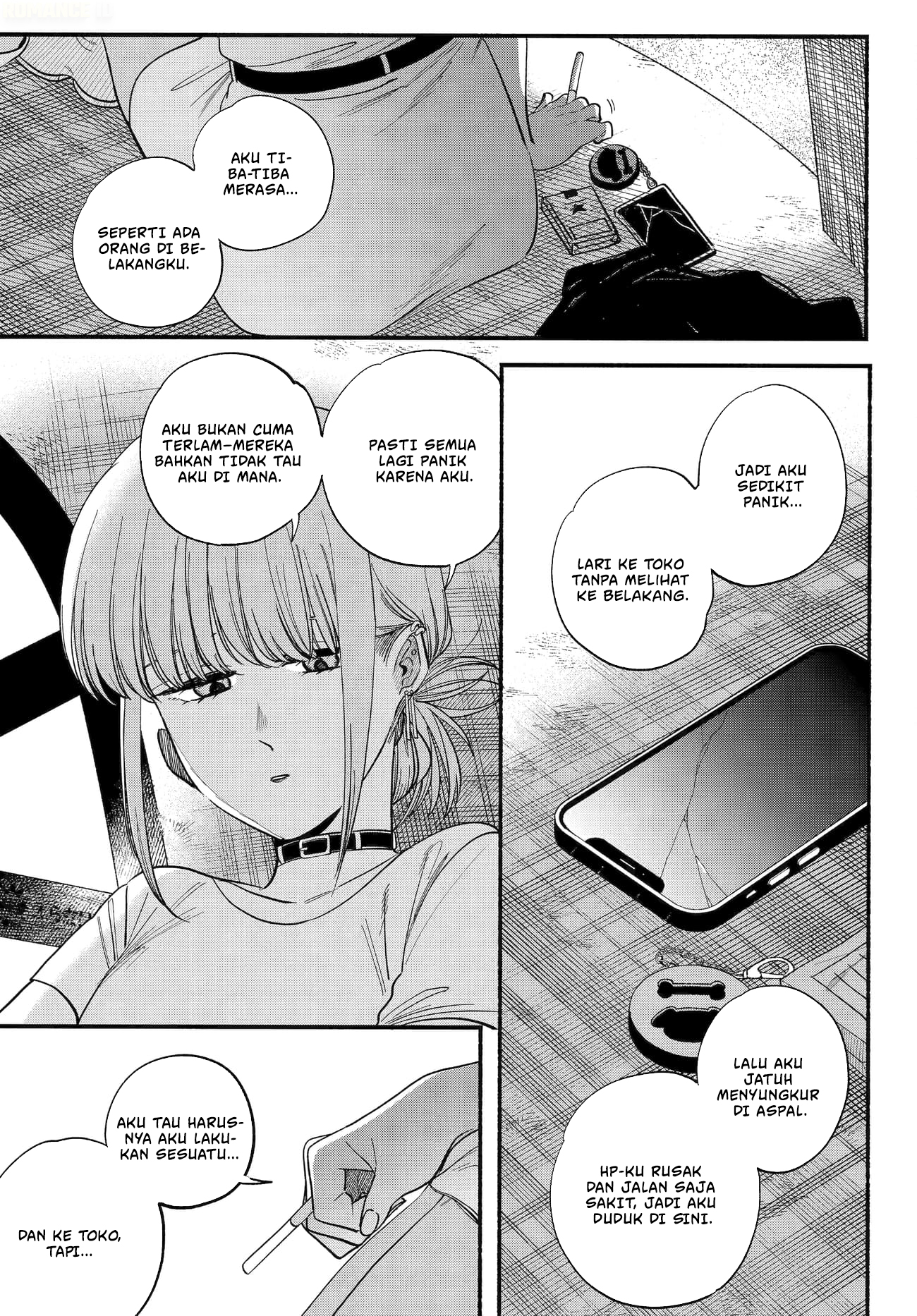 A Story About Smoking at the Back of the Supermarket (Super no Ura de Yani Suu Futari) Chapter 49 Gambar 12
