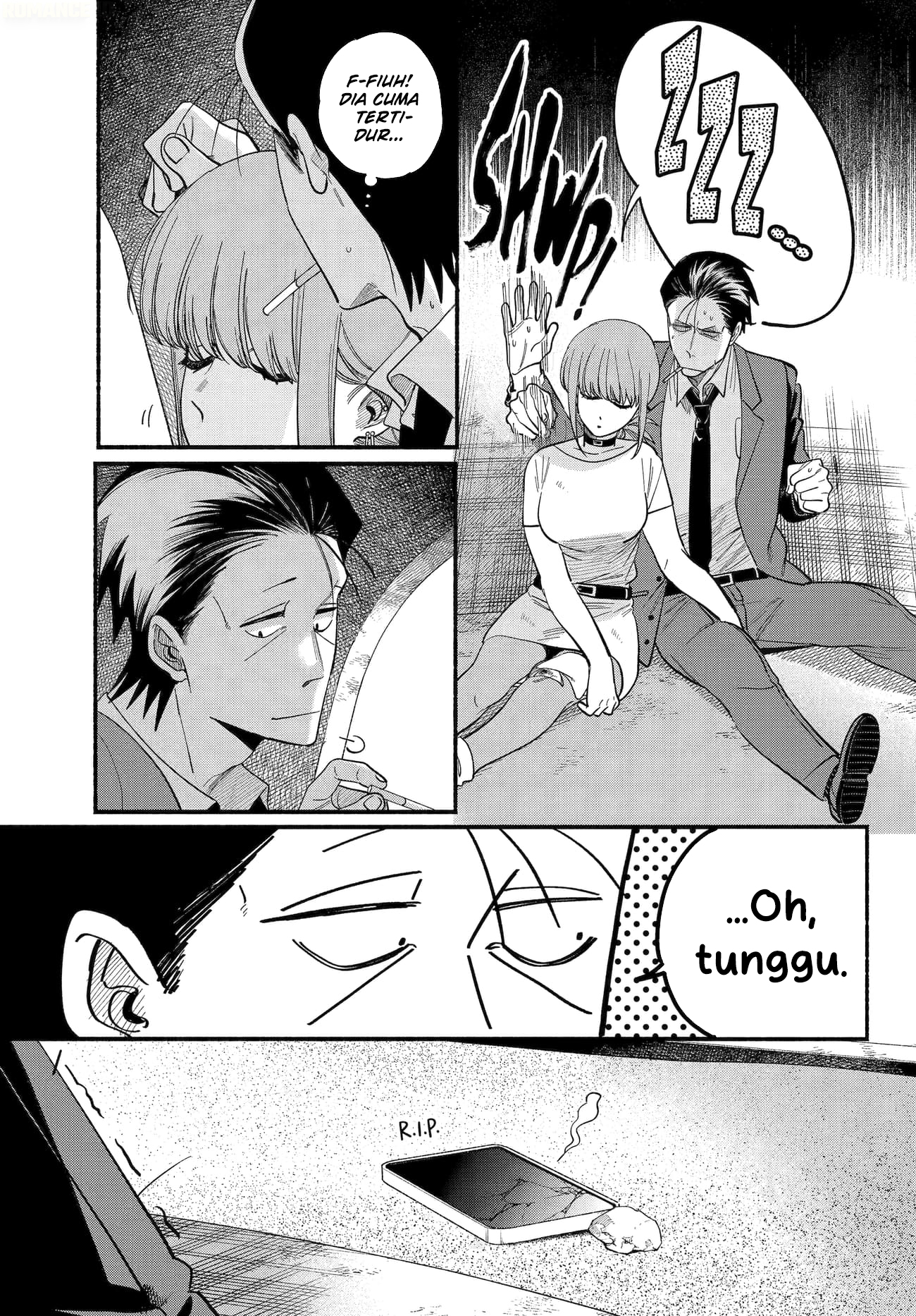 A Story About Smoking at the Back of the Supermarket (Super no Ura de Yani Suu Futari) Chapter 49 Gambar 18