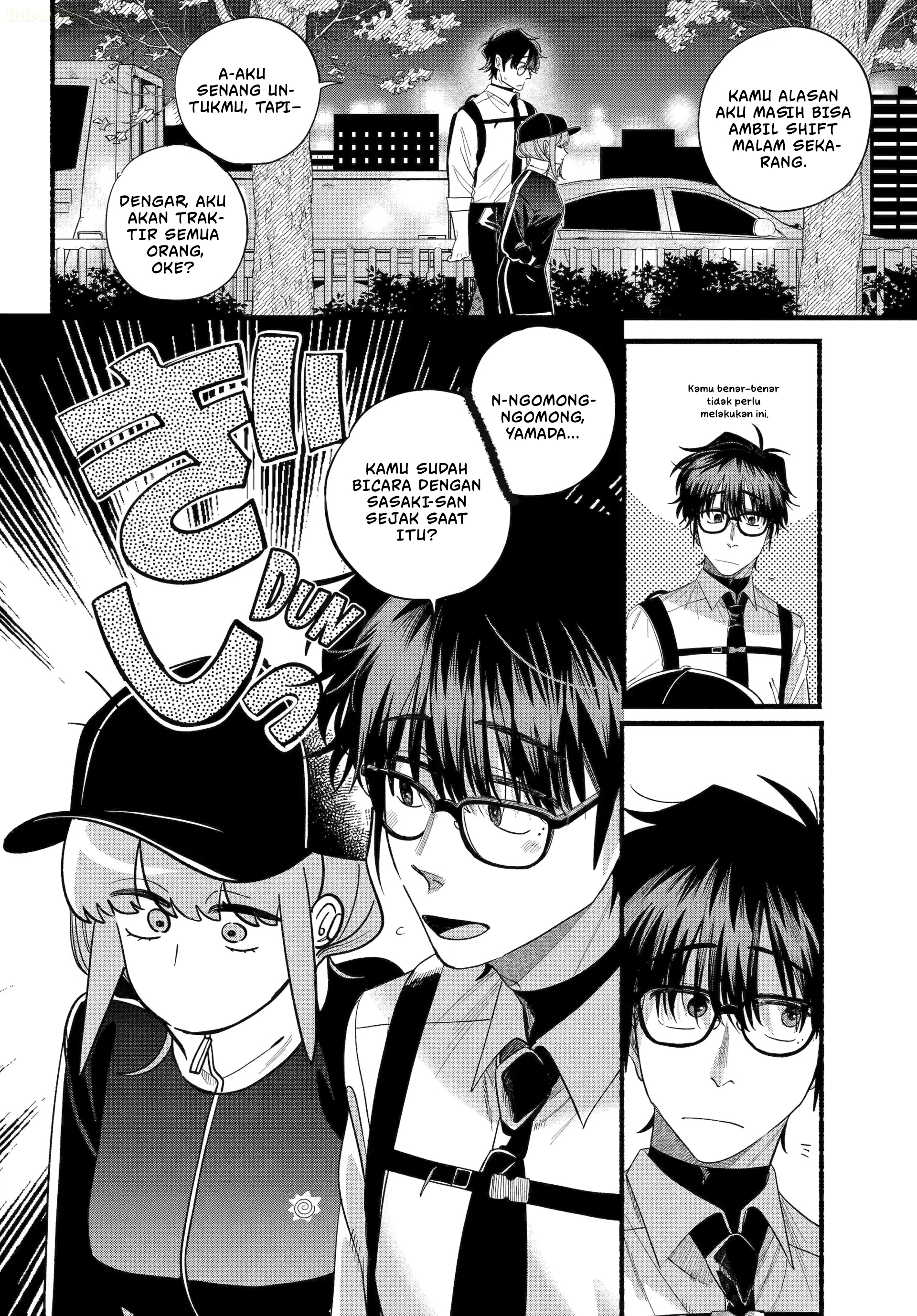 A Story About Smoking at the Back of the Supermarket (Super no Ura de Yani Suu Futari) Chapter 51 Gambar 15