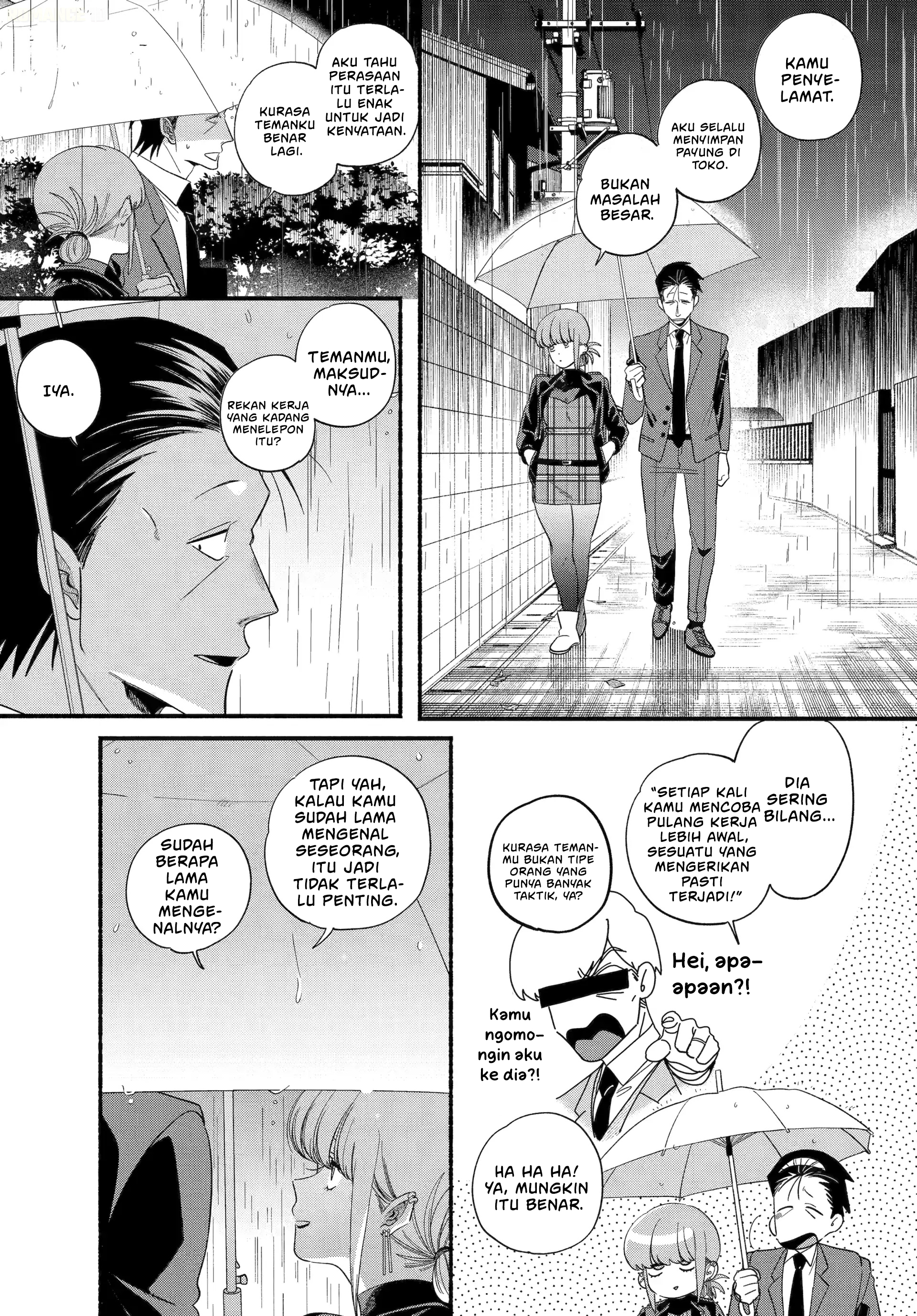 A Story About Smoking at the Back of the Supermarket (Super no Ura de Yani Suu Futari) Chapter 53 Gambar 14