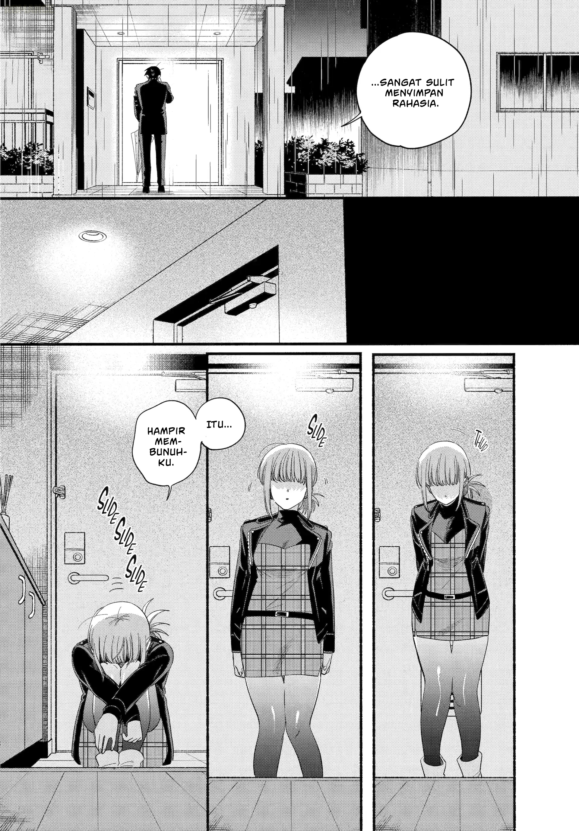 A Story About Smoking at the Back of the Supermarket (Super no Ura de Yani Suu Futari) Chapter 53 Gambar 35
