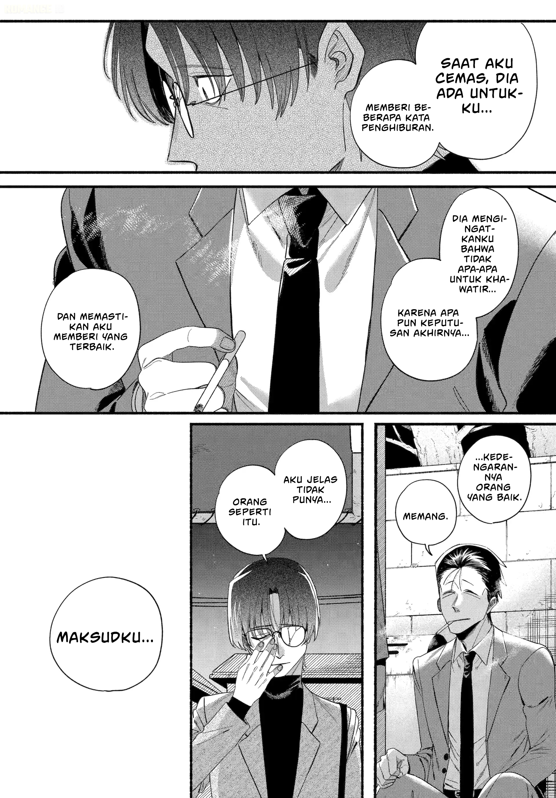 A Story About Smoking at the Back of the Supermarket (Super no Ura de Yani Suu Futari) Chapter 54 Gambar 33